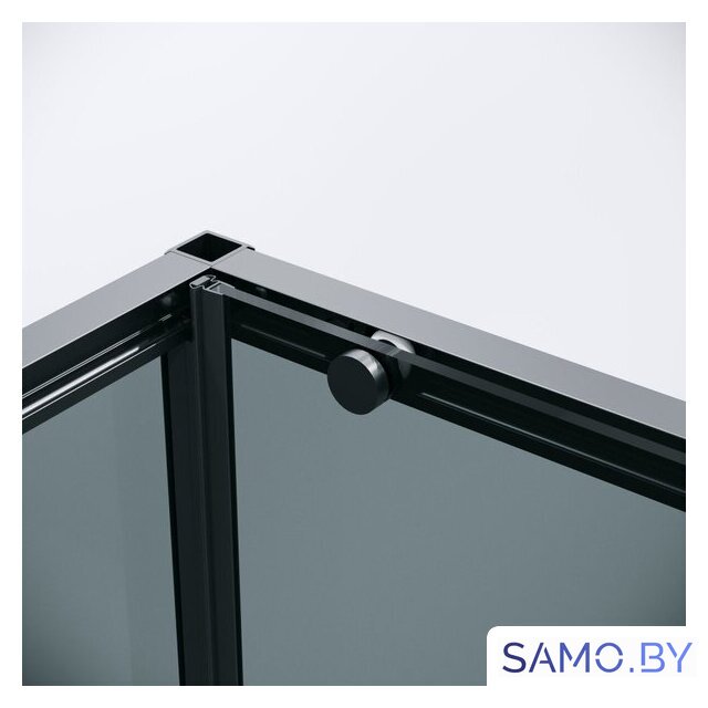 Душевой уголок Grossman Galaxy 100x80x195 120.K33.01.1080.21.10 (черный матовый/тонированное стекло) - Изображение №3 — Интернет-магазин samo.by