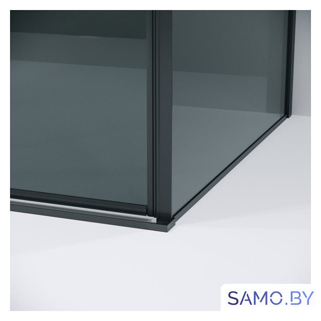 Душевой уголок Grossman Galaxy 100x80x195 120.K33.01.1080.21.10 (черный матовый/тонированное стекло) - Изображение №5 — Интернет-магазин samo.by