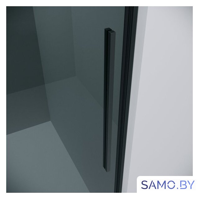 Душевой уголок Grossman Galaxy 100x80x195 120.K33.01.1080.21.10 (черный матовый/тонированное стекло) - Изображение №2 — Интернет-магазин samo.by