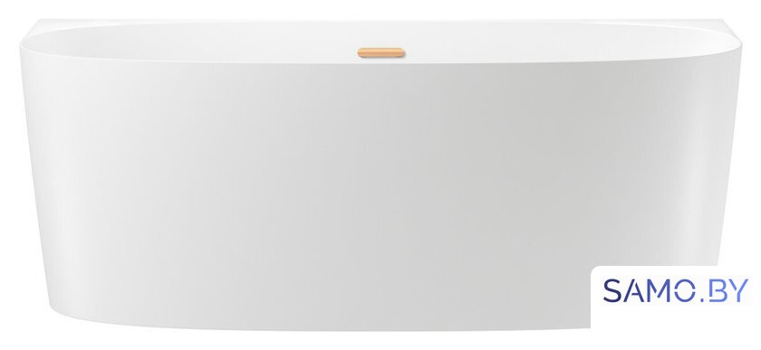 Ванна Wellsee Belle Spa 2.0 160x75 235801004 (пристенная ванна белый глянец, экран, ножки, сифон-автомат золото) - Изображение №1 — Интернет-магазин samo.by