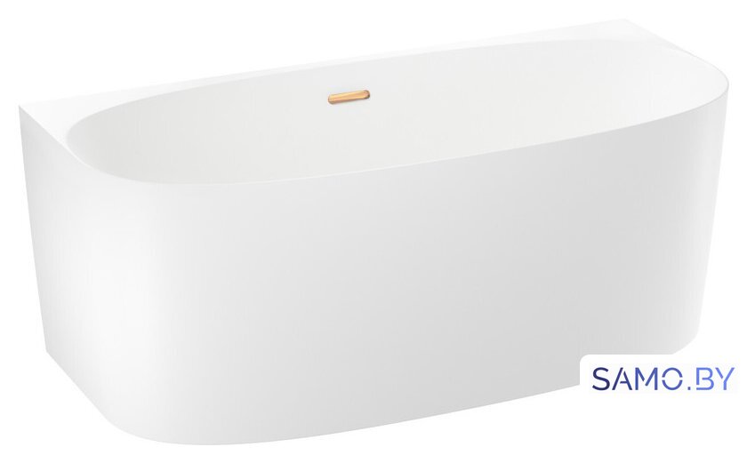 Ванна Wellsee Belle Spa 2.0 160x75 235801004 (пристенная ванна белый глянец, экран, ножки, сифон-автомат золото) - Изображение №2 — Интернет-магазин samo.by