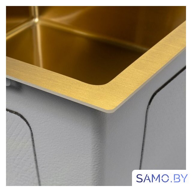 Кухонная мойка ARFEKA ECO AR 550*450 GOLD PVD NANO - Изображение №7 — Интернет-магазин samo.by