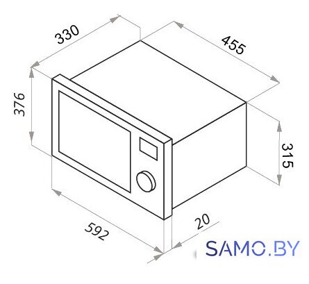Микроволновая печь MAUNFELD JBMO.20.5S - Изображение №3 — Интернет-магазин samo.by
