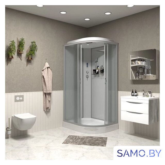Душевой уголок Niagara NG-3312-14LP 120x80x215 (матовое стекло) - Изображение №3 — Интернет-магазин samo.by