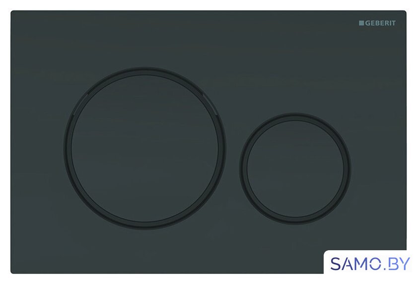 Панель смыва Geberit Sigma 20 115.882.DW.1 (черный матовый) - Изображение №1 — Интернет-магазин samo.by