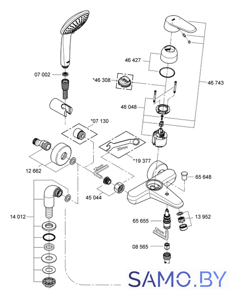 Смеситель Grohe Eurodisc Cosmopolitan 33395002 - Изображение №3 — Интернет-магазин samo.by