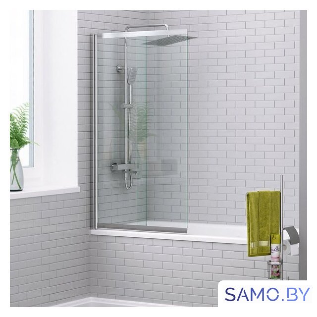 Стеклянная шторка для ванны Wasserkraft Main 41S02-80 WasserSchutz - Изображение №1 — Интернет-магазин samo.by