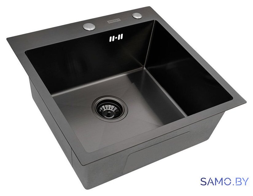 Кухонная мойка ARFEKA Eco AR 500*500 Black PVD Nano - Изображение №1 — Интернет-магазин samo.by