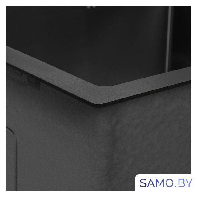 Кухонная мойка ARFEKA Eco AR 500*500 Black PVD Nano - Изображение №9 — Интернет-магазин samo.by