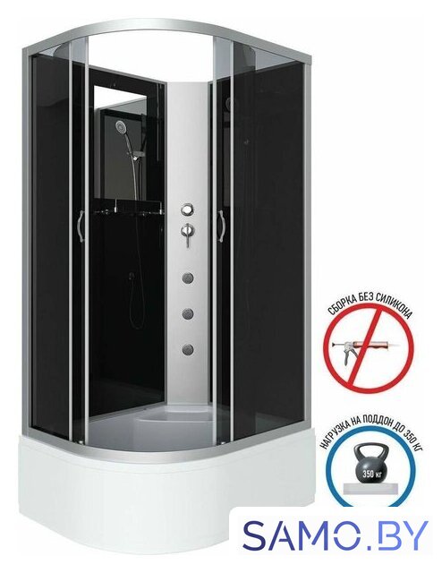 Душевая кабина Niagara NG-2510-14RBKG 120x80x215 - Изображение №3 — Интернет-магазин samo.by