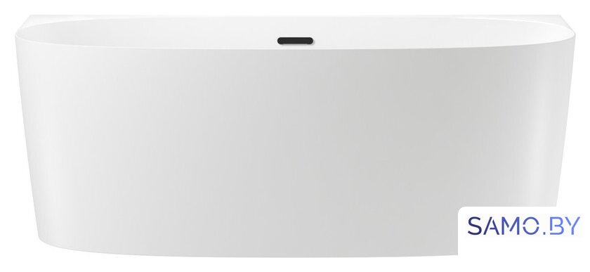 Ванна Wellsee Belle Spa 2.0 160x75 235801003 (пристенная ванна белый глянец, экран, ножки, сифон-автомат матовый черный) - Изображение №1 — Интернет-магазин samo.by