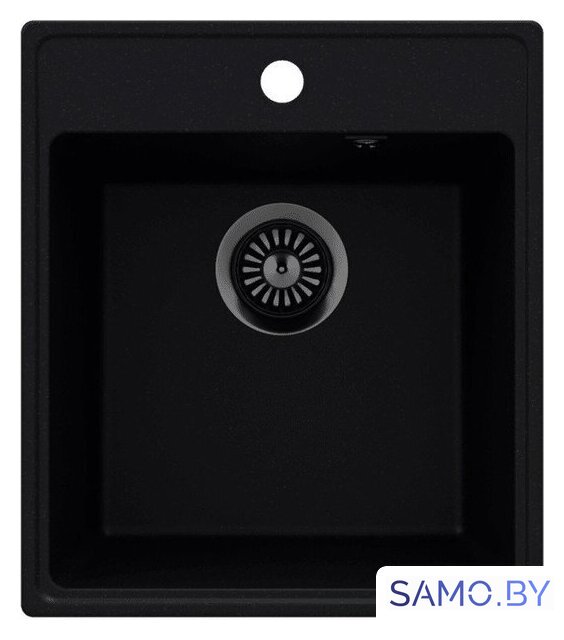 Кухонная мойка MAUNFELD Perla 425 MFQS-425B (черный) - Изображение №1 — Интернет-магазин samo.by