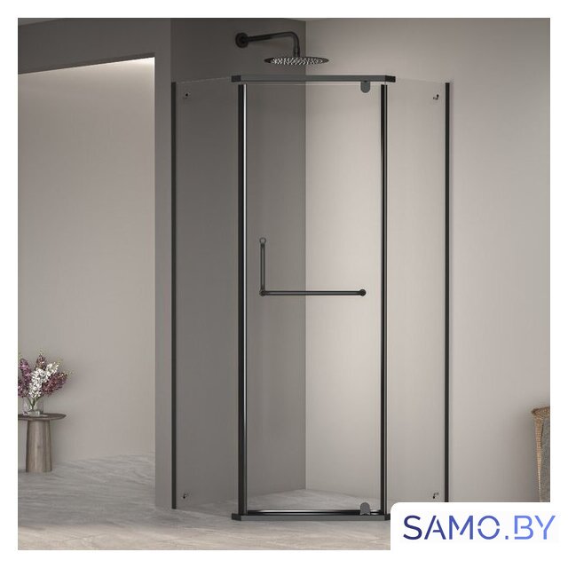 Душевой уголок RGW PA-081B 35088188-14 80x80 (черный/прозрачное стекло) - Изображение №1 — Интернет-магазин samo.by