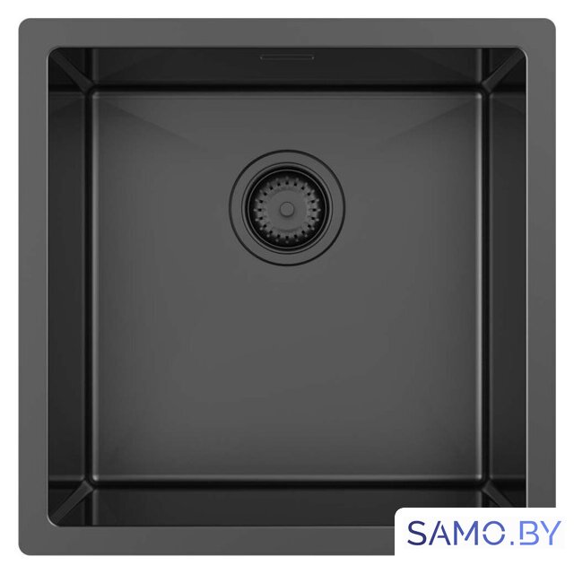 Кухонная мойка ZorG ZRN 4545 Premium PVD Gunblack - Изображение №1 — Интернет-магазин samo.by