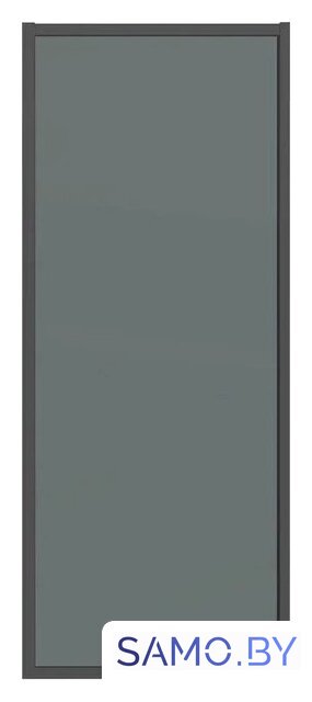 Душевая стенка Grossman Style 90x195 200.K33.05.90.21.10 (черный матовый, стекло тонированное) - Изображение №1 — Интернет-магазин samo.by