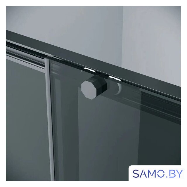 Душевая стенка Grossman Style 90x195 200.K33.05.90.21.10 (черный матовый, стекло тонированное) - Изображение №10 — Интернет-магазин samo.by