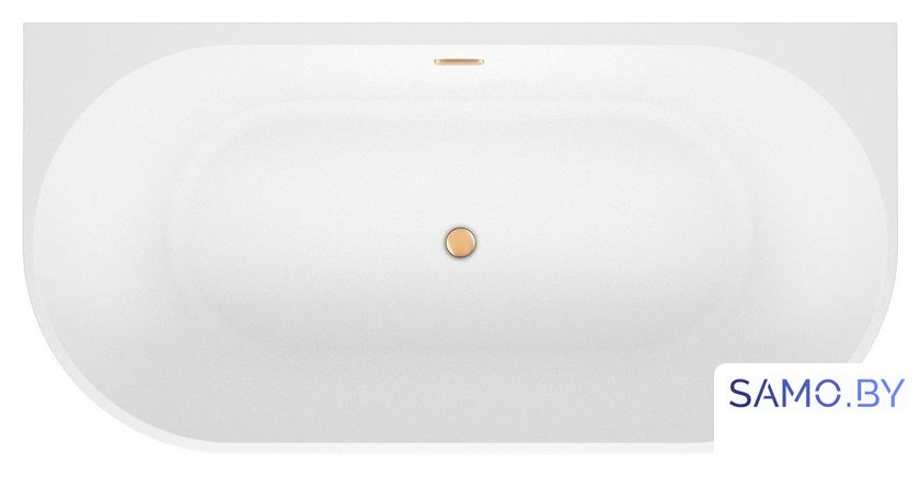 Ванна Wellsee Excellence Pro 140x70 28760104R (пристенная ванна белый глянец, экран, ножки, сифон-автомат золото) - Изображение №4 — Интернет-магазин samo.by