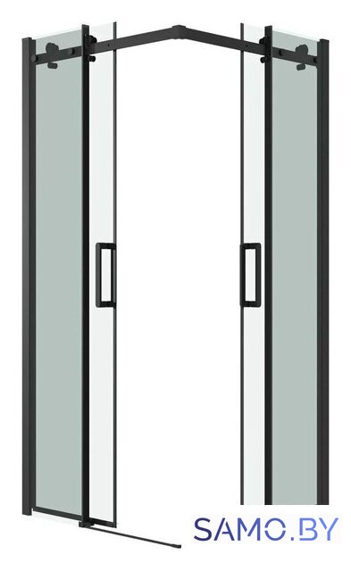 Душевой уголок Grossman Classic 80x80x195 300.K33.04.8080.21.00 (черный матовый/прозрачное стекло) - Изображение №12 — Интернет-магазин samo.by