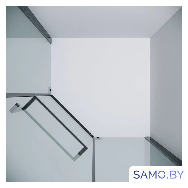Душевой уголок Grossman Pragma 100x100x195 302.K33.03.1010.42.00 (графит сатин/прозрачное стекло) - Изображение №6 — Интернет-магазин samo.by