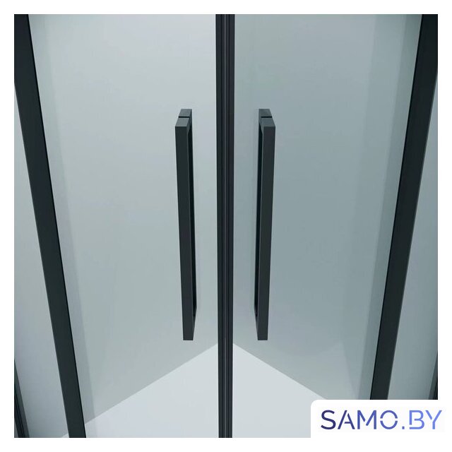 Душевой уголок Grossman Cosmo 80x80x195 301.K33.02.8080.21.00 (черный матовый/прозрачное стекло) - Изображение №3 — Интернет-магазин samo.by