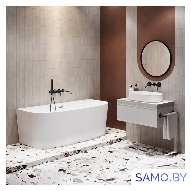 Ванна Wellsee Belle Spa 2.0 160x75 235801002 (пристенная ванна белый глянец, экран, ножки, сифон-автомат глянцевый белый) - Изображение №8 — Интернет-магазин samo.by