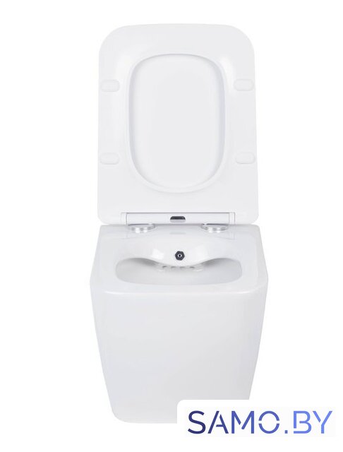 Унитаз подвесной Roxen Cube Bidet 530135-01X Rimless Soft Close с функцией биде - Изображение №9 — Интернет-магазин samo.by