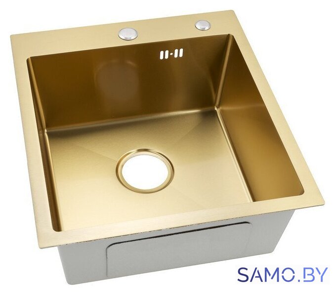 Кухонная мойка ARFEKA ECO AR 450*500 GOLD PVD NANO - Изображение №1 — Интернет-магазин samo.by