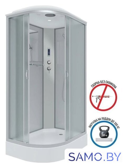 Душевая кабина Niagara NG-3312-14RP 120x80x215 (матовое стекло) - Изображение №1 — Интернет-магазин samo.by