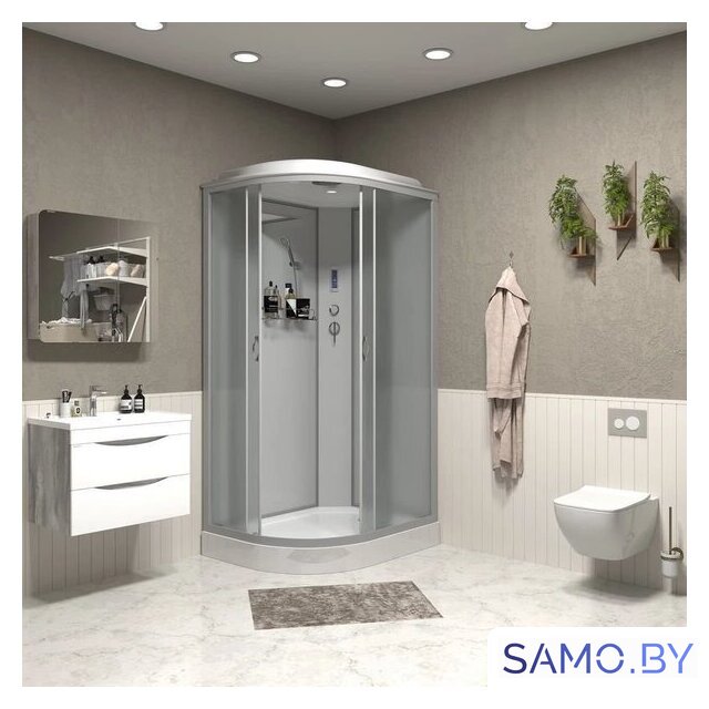 Душевая кабина Niagara NG-3312-14RP 120x80x215 (матовое стекло) - Изображение №3 — Интернет-магазин samo.by