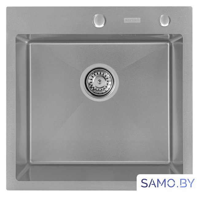 Кухонная мойка ARFEKA Eco AR 500*500 Satin - Изображение №8 — Интернет-магазин samo.by