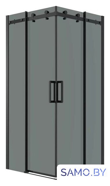 Душевой уголок Grossman Classic 80x80x195 300.K33.04.8080.21.10 (черный матовый/тонированное стекло) - Изображение №1 — Интернет-магазин samo.by
