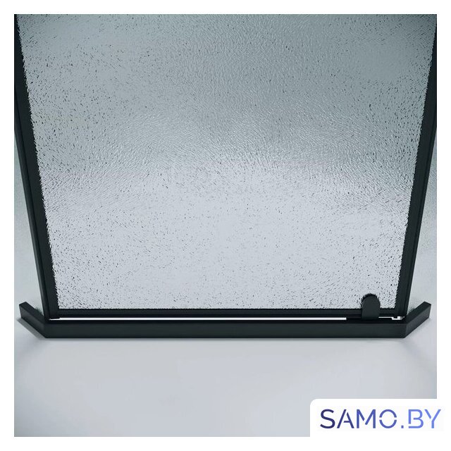 Душевой уголок Grossman Pragma 100x100x195 302.K33.03.1010.21.02 (черный матовый/шиншилла стекло) - Изображение №4 — Интернет-магазин samo.by