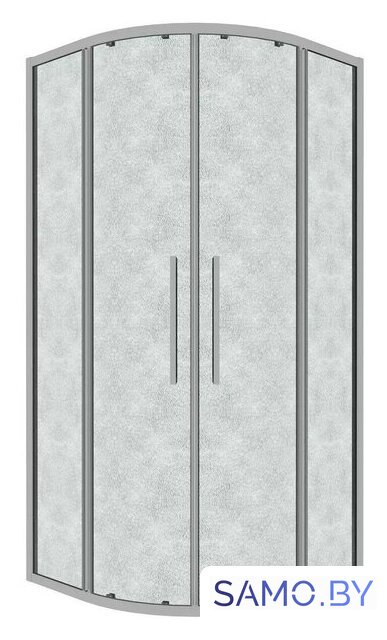 Душевой уголок Grossman Cosmo 80x80x195 301.K33.02.8080.10.02 (хром/шиншилла стекло) - Изображение №1 — Интернет-магазин samo.by