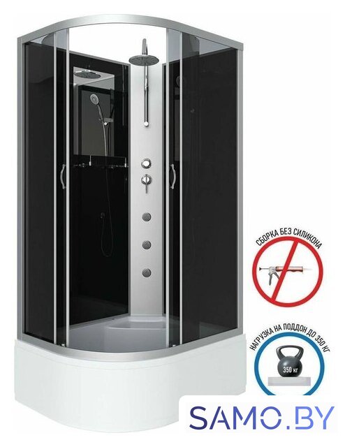 Душевая кабина Niagara NG-2510-14RBKTG 120x80x215 - Изображение №3 — Интернет-магазин samo.by