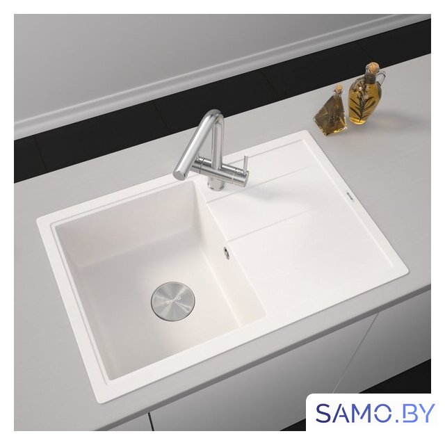 Кухонная мойка ZorG Rock 78 Premium alba - Изображение №1 — Интернет-магазин samo.by