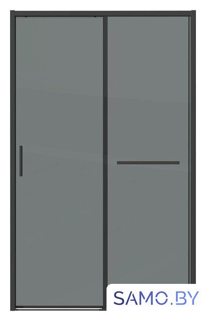 Душевая дверь Grossman Style 100x195 100.K33.05.100.21.10 (черный матовый/стекло тонированное) - Изображение №1 — Интернет-магазин samo.by