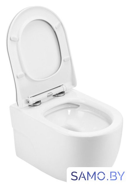 Унитаз подвесной Roxen Porto в комплекте с инсталляцией StounFix Dual Fresh 6 в 1 966078 (кнопка: серый бетон) - Изображение №6 — Интернет-магазин samo.by