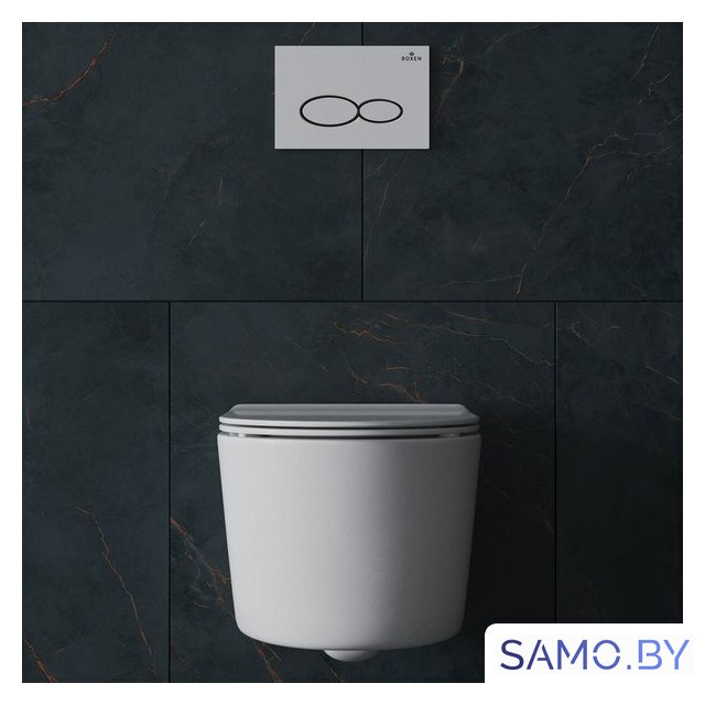Унитаз подвесной Roxen Simple Compact 530120-01 Rimless Soft Close - Изображение №3 — Интернет-магазин samo.by