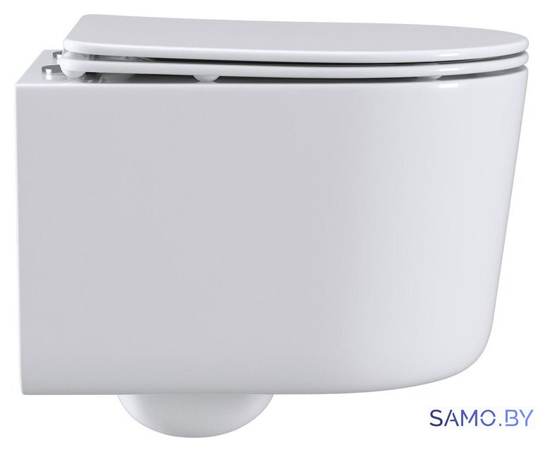 Унитаз подвесной Roxen Simple Compact 530120-01 Rimless Soft Close - Изображение №9 — Интернет-магазин samo.by