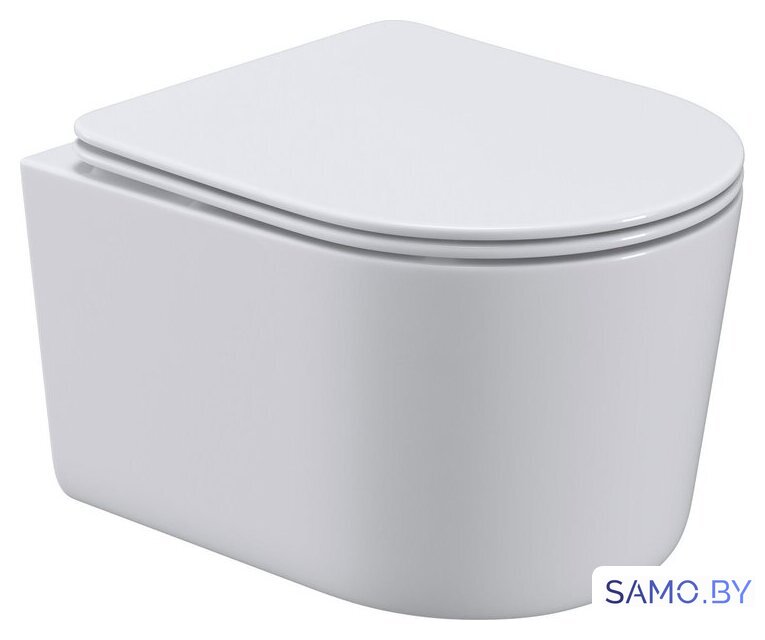 Унитаз подвесной Roxen Simple Compact 530120-01 Rimless Soft Close - Изображение №6 — Интернет-магазин samo.by