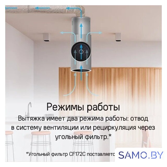Кухонная вытяжка MAUNFELD Adelaide 39 Isla (белый) - Изображение №15 — Интернет-магазин samo.by