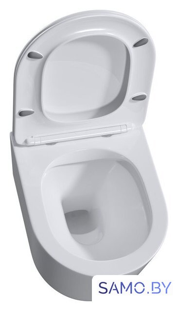 Унитаз подвесной Roxen Simple Compact в комплекте с инсталляцией StounFix Dual Fresh 6 в 1 966808 (кнопка: серый гранит) - Изображение №8 — Интернет-магазин samo.by
