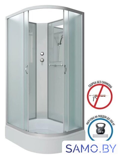 Душевая кабина Niagara NG-33194-14LBK 110x90 (матовое стекло) - Изображение №1 — Интернет-магазин samo.by