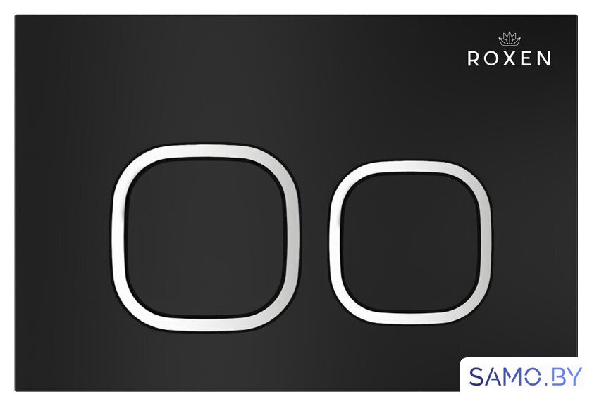 Унитаз подвесной Roxen Cube One Rimless 6 в 1 StounFix Dual Fresh 543879 (кнопка: черный матовый) - Изображение №16 — Интернет-магазин samo.by