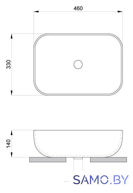 Умывальник Lavinia Boho Bathroom Sink Slim 33311101 - Изображение №6 — Интернет-магазин samo.by