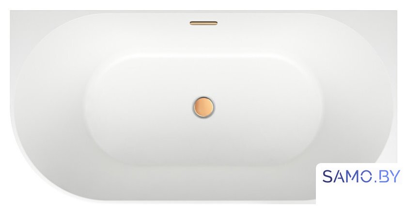 Ванна Wellsee Belle Spa 150x75 235702004 (пристенная ванна (правая) белый глянец, экран, каркас, сифон-автомат золото) - Изображение №4 — Интернет-магазин samo.by