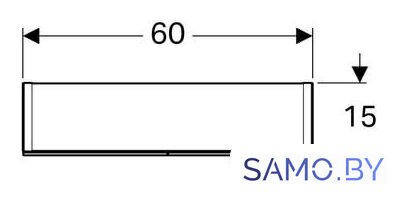 Geberit Шкаф с зеркалом Option 60 500.582.00.1 - Изображение №2 — Интернет-магазин samo.by