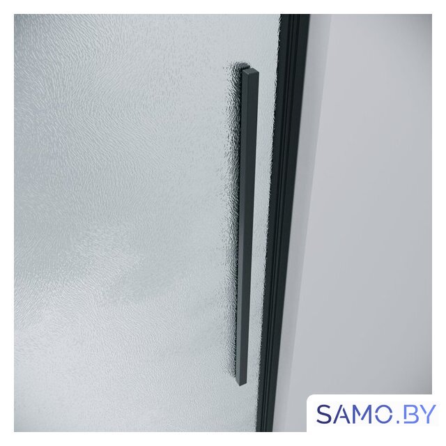 Душевой уголок Grossman Galaxy 100x90x195 120.K33.01.1090.21.02 (черный матовый/стекло шиншилла) - Изображение №2 — Интернет-магазин samo.by