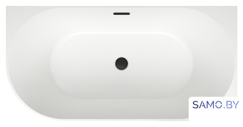 Ванна Wellsee Belle Spa 150x75 235702003 (пристенная ванна (правая) белый глянец, экран, каркас, сифон-автомат матовый черный) - Изображение №4 — Интернет-магазин samo.by