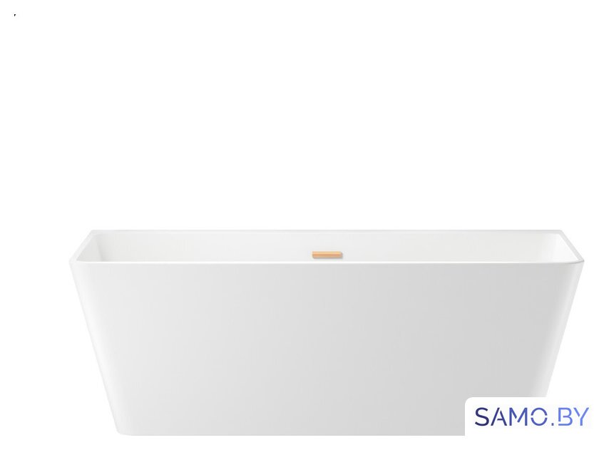 Ванна Wellsee Graceful Pro 168x80 230903004 (отдельностоящая ванна белый глянец, экран, ножки, сифон-автомат золото) - Изображение №1 — Интернет-магазин samo.by